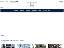 Tablet Screenshot of haveribauindia.com